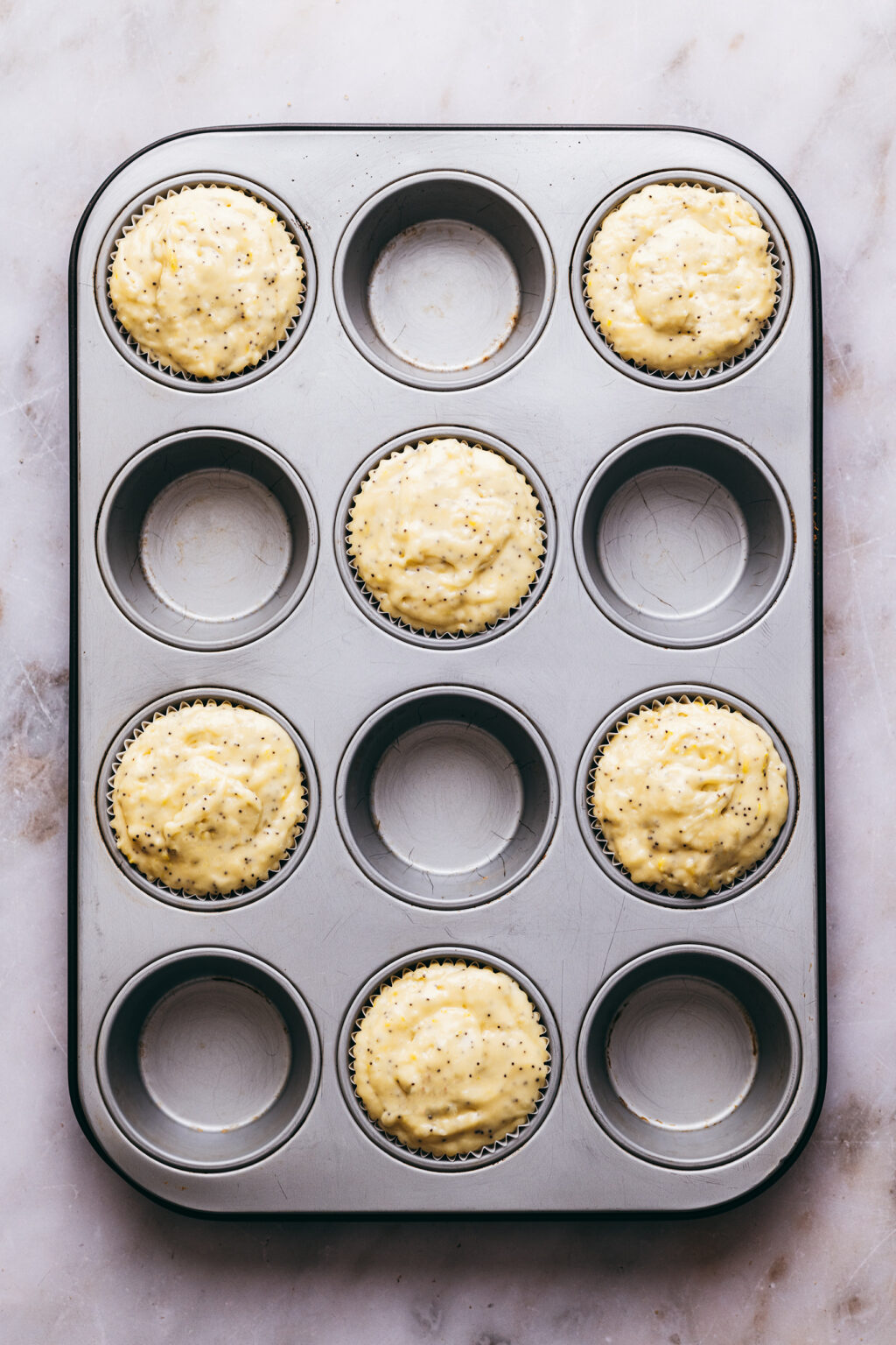 Plaque muffins citron - Lilie Bakery