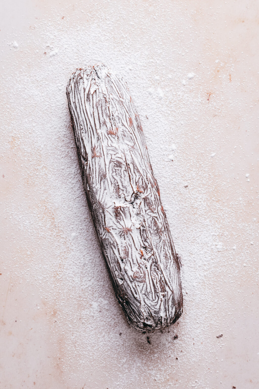 Enrobage sucre glace saucisson chocolat - Lilie Bakery