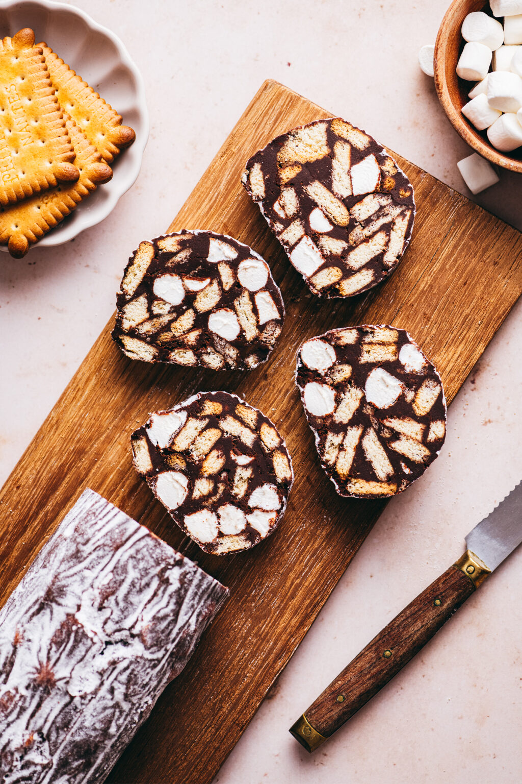 Saucisson au chocolat - Lilie Bakery