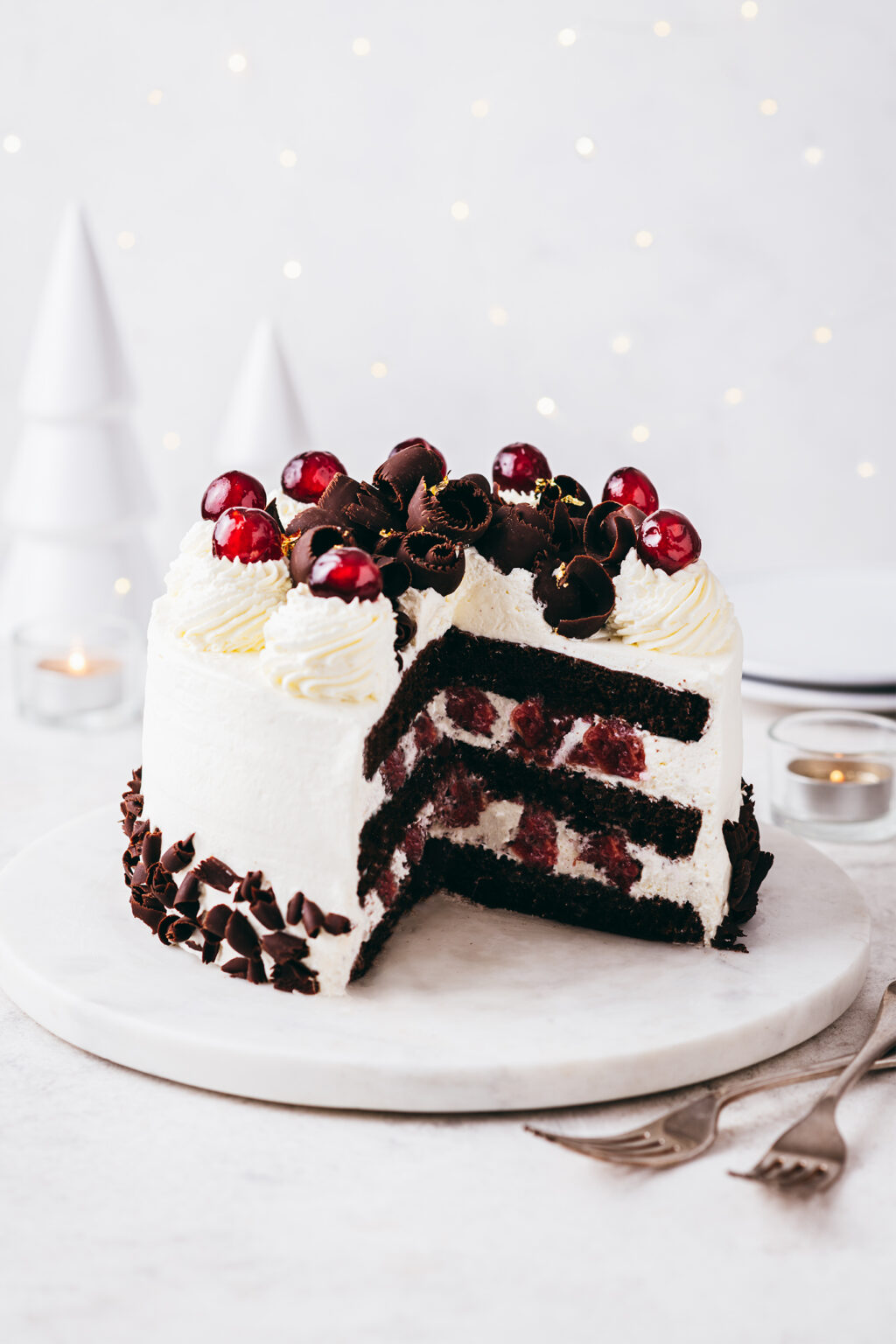 Forêt noire gateau - Lilie Bakery