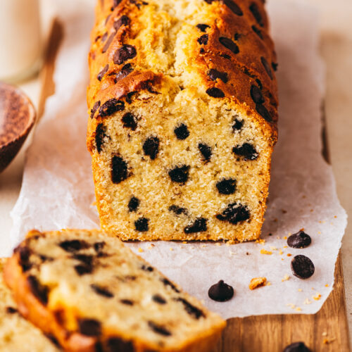 Recette cake aux pépites de chocolat - Lilie Bakery