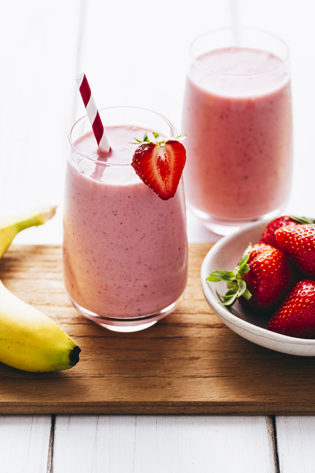 Smoothie banane fraise - Lilie Bakery