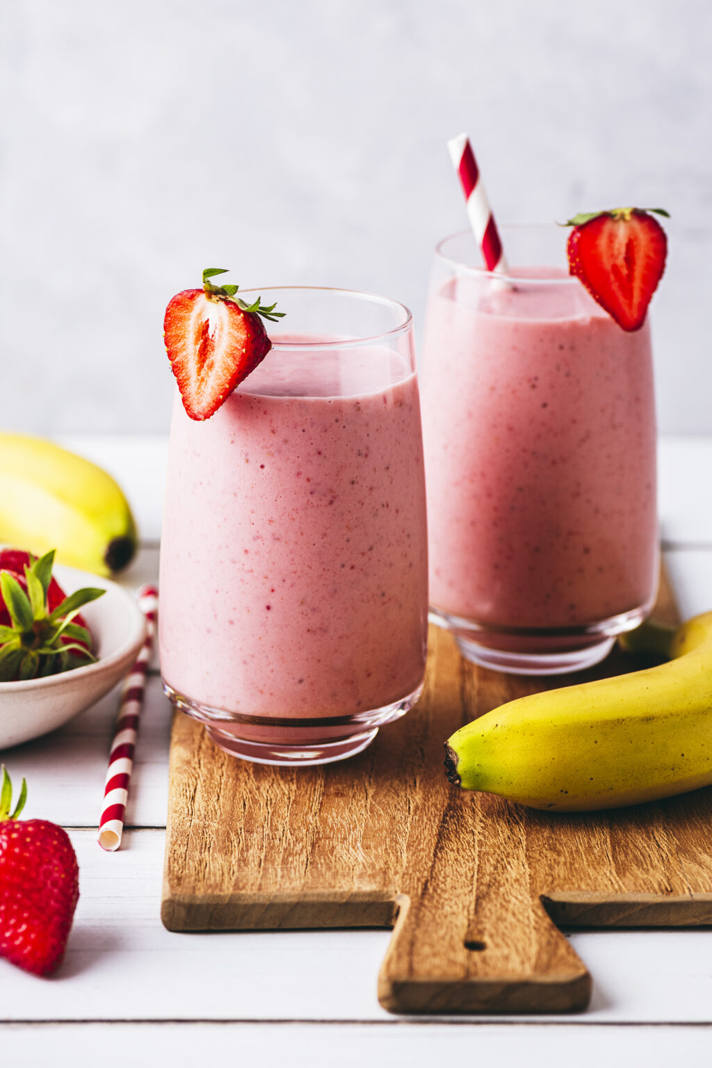 Smoothie fraise banane - Lilie Bakery